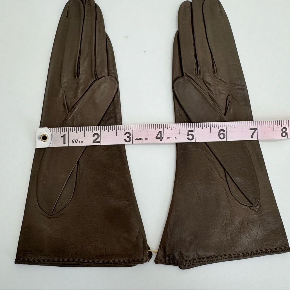 Vintage Denise Francelle Paris Leather Gloves Women’s Size 7